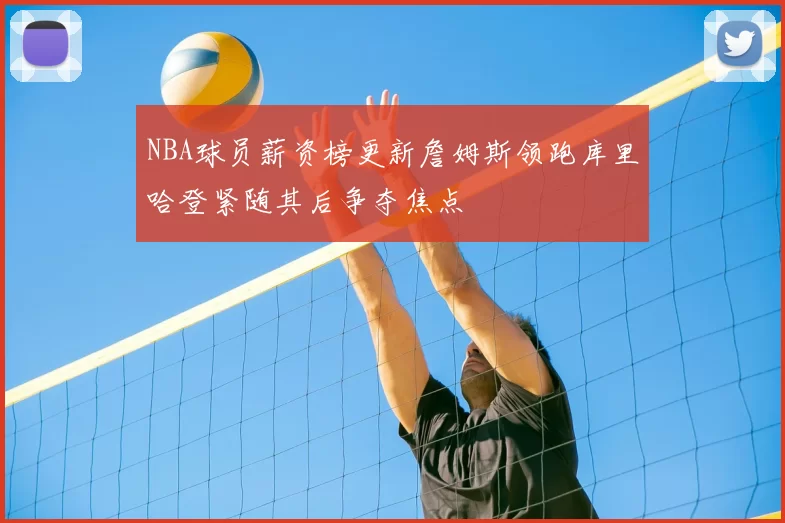 NBA球员薪资榜更新詹姆斯领跑库里哈登紧随其后争夺焦点